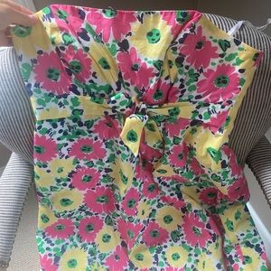 Lilly Pulitzer strapless dress size 8